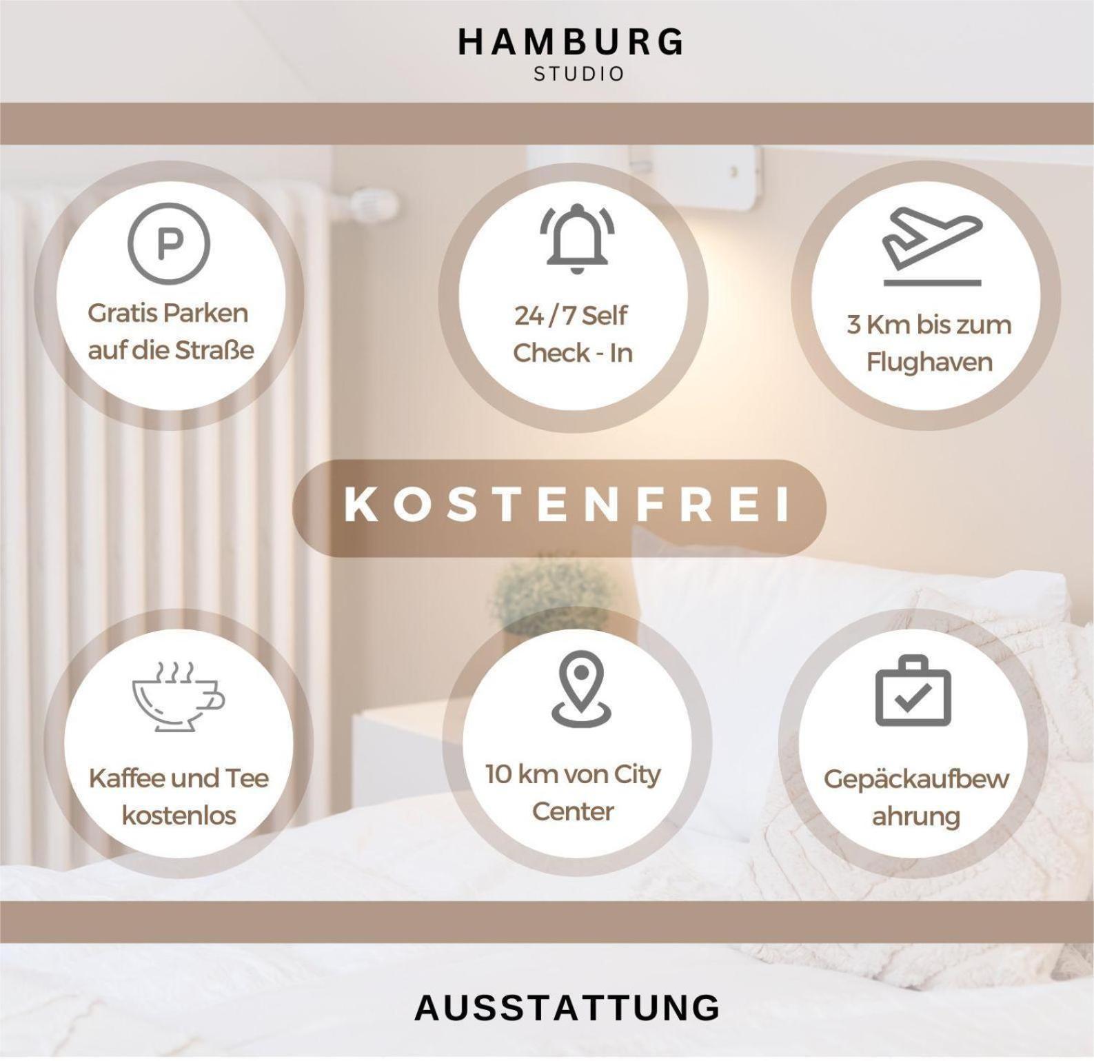 Hamburg Studio Fuer Bis Zu 4 Personen Eksteriør billede